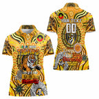 Custom Richmond Tiger NAIDOC Week 2024 Women Polo Shirt Mascot Football