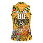 Custom Richmond Tiger NAIDOC Week 2024 Women Sleeveless Polo Shirt Mascot Football