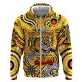 Custom Richmond Tiger NAIDOC Week 2024 Zip Hoodie Mascot Football