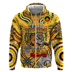 Custom Richmond Tiger NAIDOC Week 2024 Zip Hoodie Mascot Football