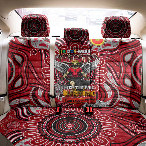 St Kilda Saints NAIDOC Week 2024 Back Car Seat Cover Mascot Football