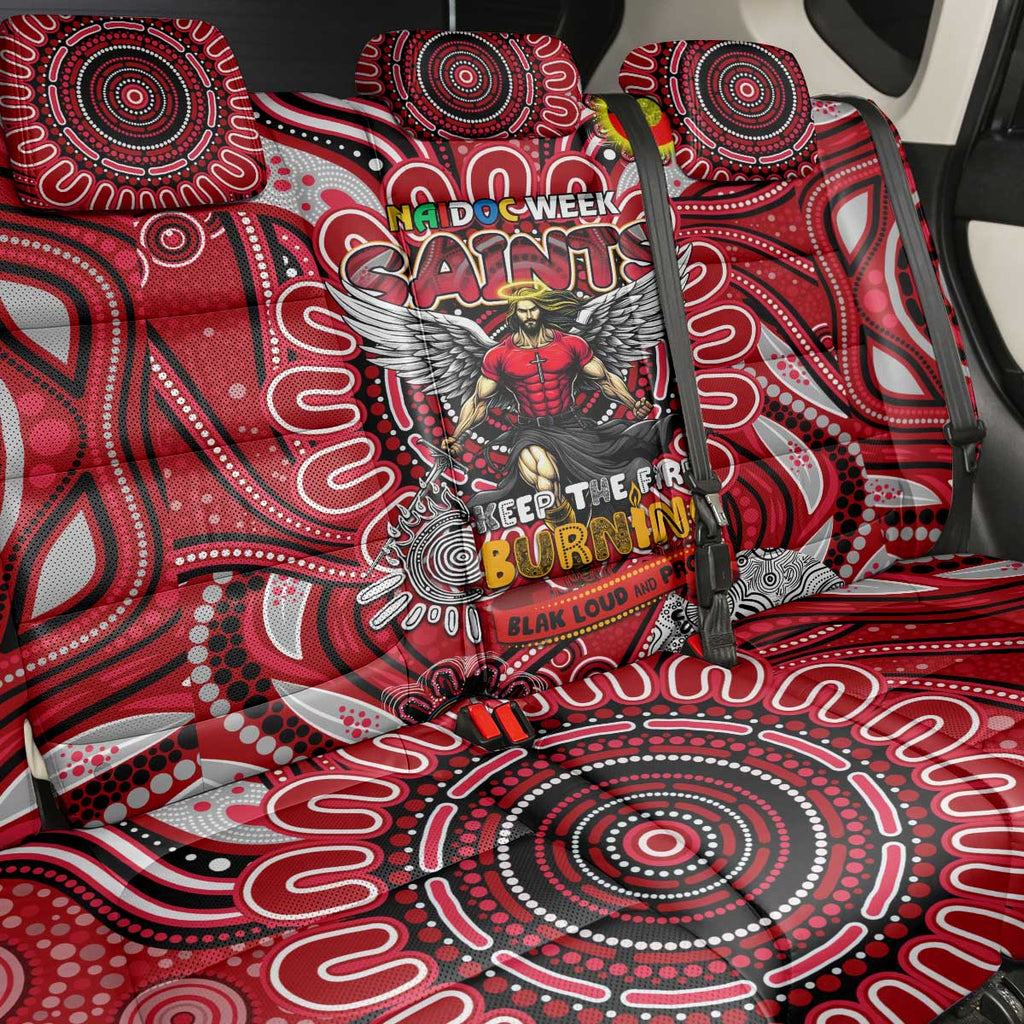 St Kilda Saints NAIDOC Week 2024 Back Car Seat Cover Mascot Football