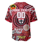 Custom St Kilda Saints NAIDOC Week 2024 Baseball Jersey Mascot Football