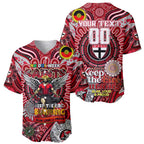 Custom St Kilda Saints NAIDOC Week 2024 Baseball Jersey Mascot Football