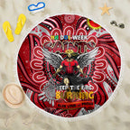 St Kilda Saints NAIDOC Week 2024 Beach Blanket Mascot Football