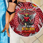 St Kilda Saints NAIDOC Week 2024 Beach Blanket Mascot Football