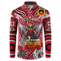 Custom St Kilda Saints NAIDOC Week 2024 Button Sweatshirt Mascot Football