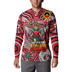 Custom St Kilda Saints NAIDOC Week 2024 Button Sweatshirt Mascot Football