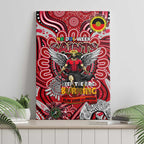 St Kilda Saints NAIDOC Week 2024 Canvas Wall Art Mascot Football