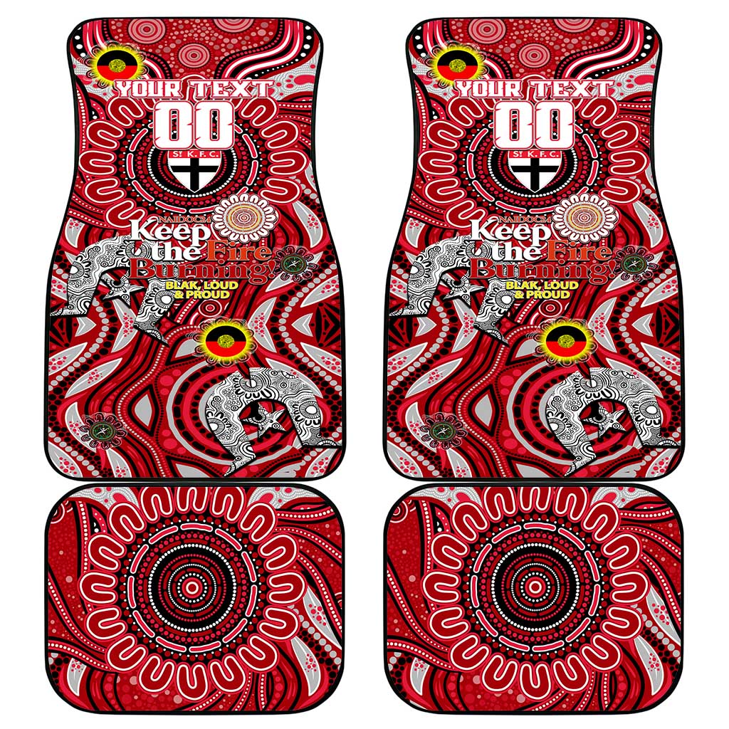 St Kilda Saints NAIDOC Week 2024 Car Mats Mascot Football