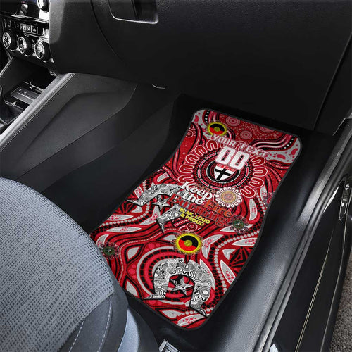 St Kilda Saints NAIDOC Week 2024 Car Mats Mascot Football