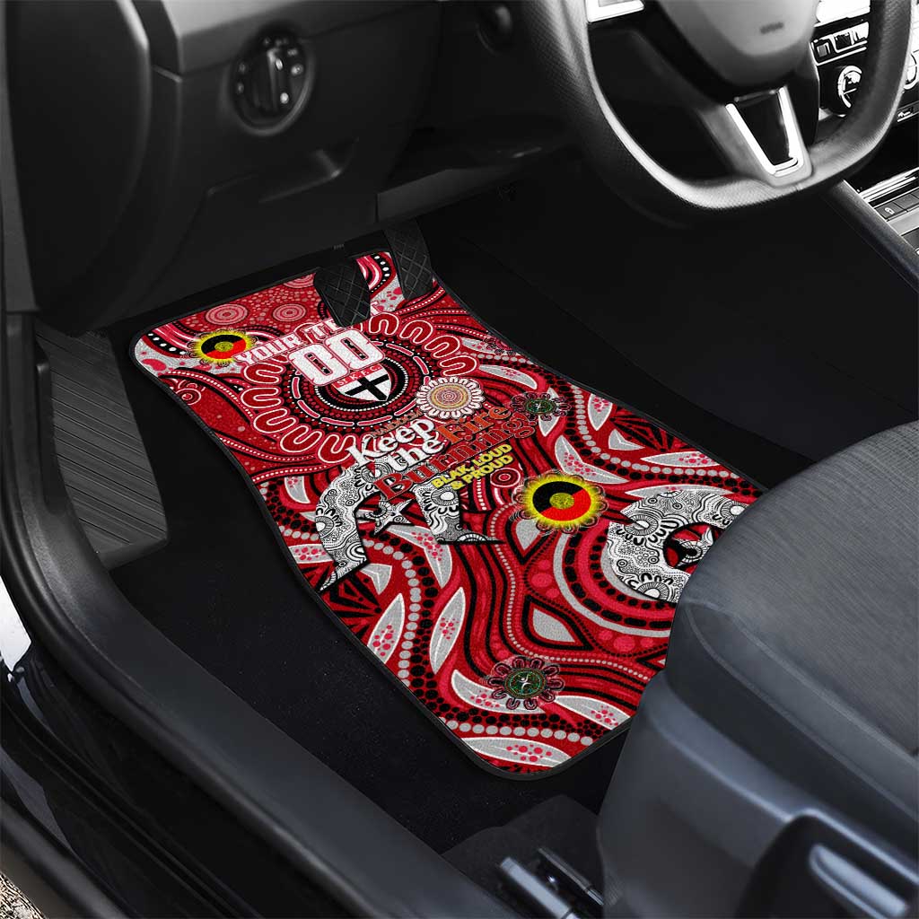 St Kilda Saints NAIDOC Week 2024 Car Mats Mascot Football