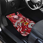 St Kilda Saints NAIDOC Week 2024 Car Mats Mascot Football