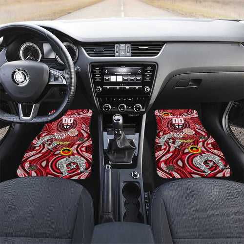 St Kilda Saints NAIDOC Week 2024 Car Mats Mascot Football