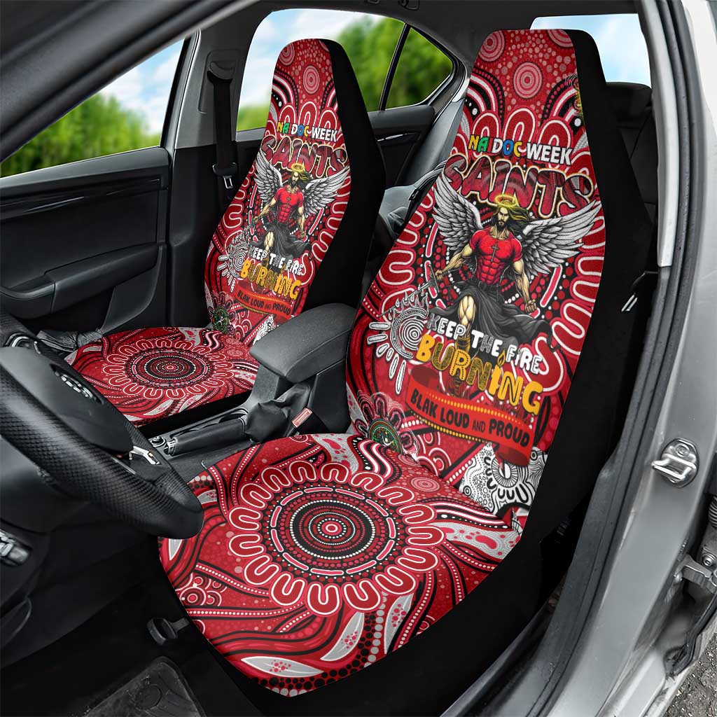 St Kilda Saints NAIDOC Week 2024 Car Seat Cover Mascot Football