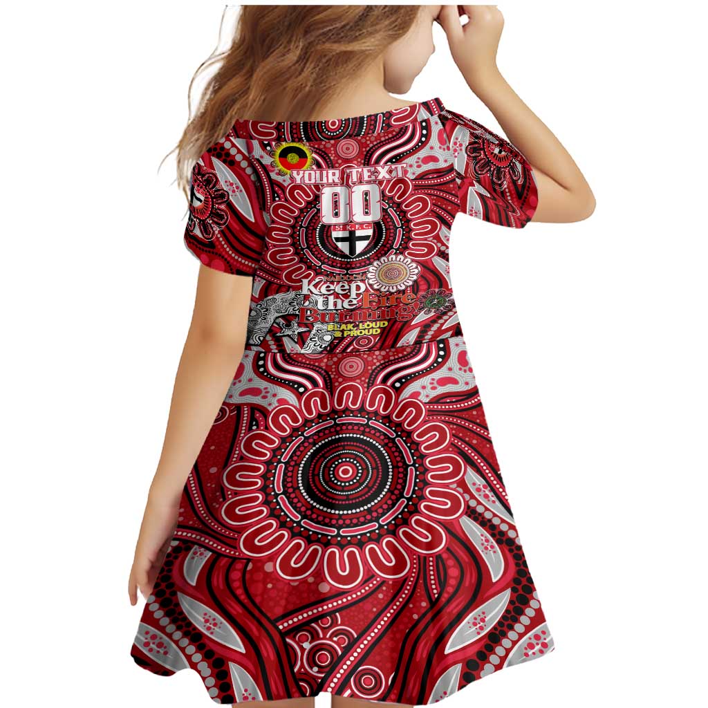Custom St Kilda Saints NAIDOC Week 2024 Family Matching Mermaid Dress and Hawaiian Shirt Mascot Football