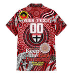 Custom St Kilda Saints NAIDOC Week 2024 Family Matching Mermaid Dress and Hawaiian Shirt Mascot Football