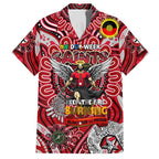 Custom St Kilda Saints NAIDOC Week 2024 Family Matching Puletasi and Hawaiian Shirt Mascot Football