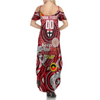 Custom St Kilda Saints NAIDOC Week 2024 Family Matching Summer Maxi Dress and Hawaiian Shirt Mascot Football