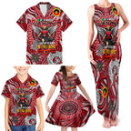 Custom St Kilda Saints NAIDOC Week 2024 Family Matching Tank Maxi Dress and Hawaiian Shirt Mascot Football