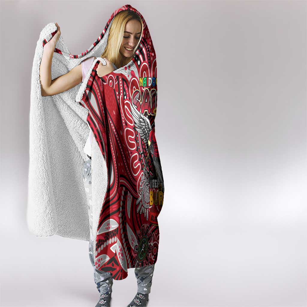 St Kilda Saints NAIDOC Week 2024 Hooded Blanket Mascot Football