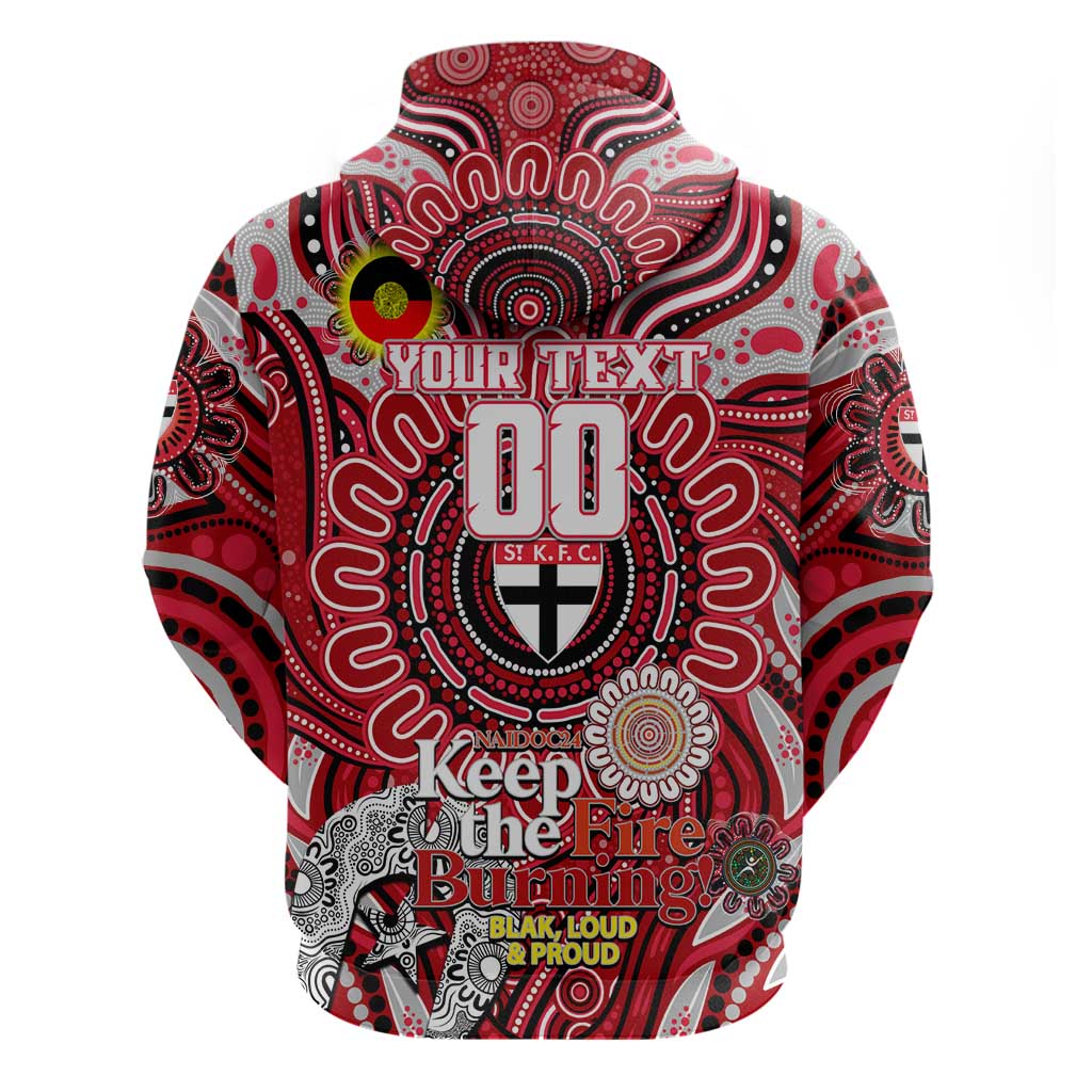 Custom St Kilda Saints NAIDOC Week 2024 Hoodie Mascot Football