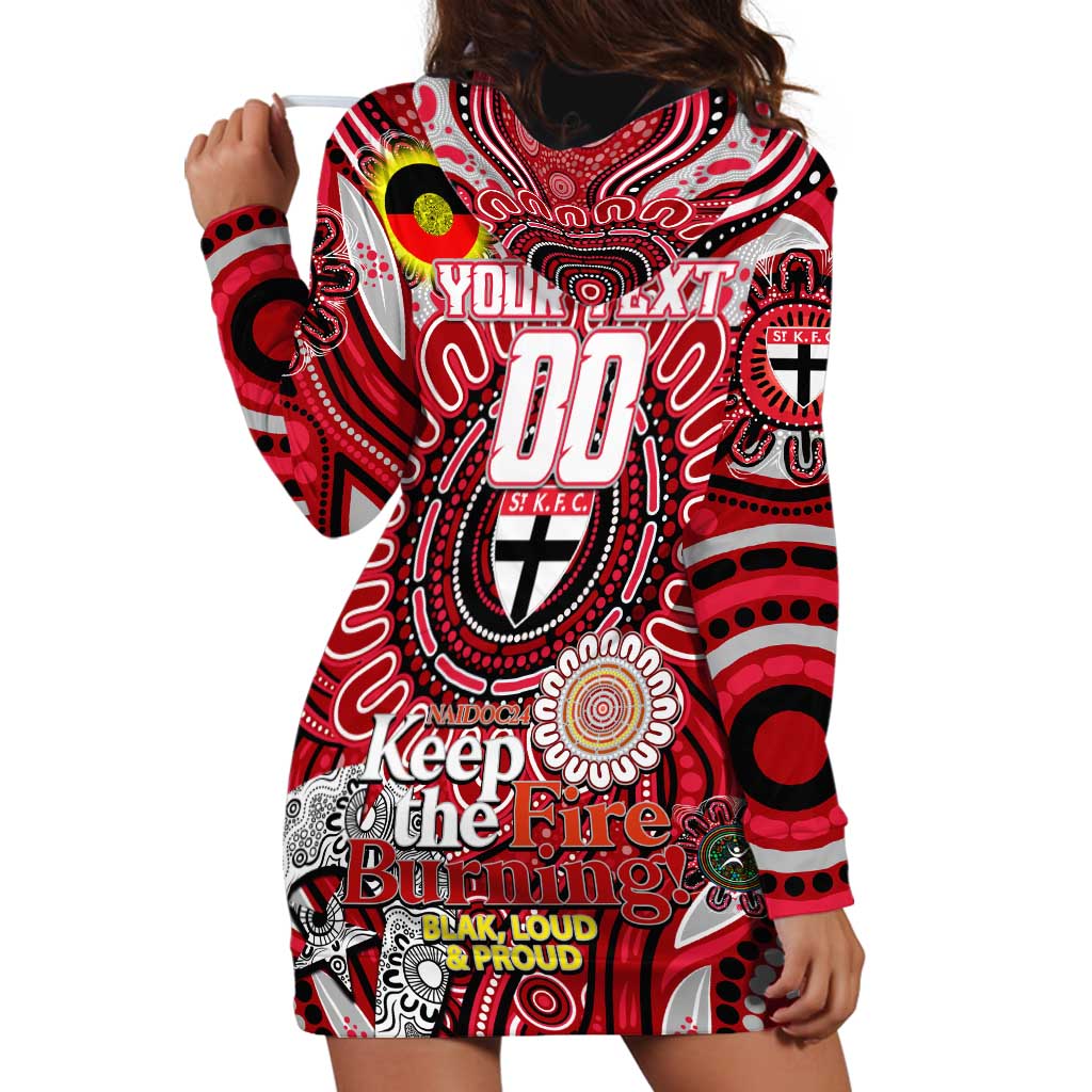 Custom St Kilda Saints NAIDOC Week 2024 Hoodie Dress Mascot Football
