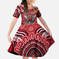 Custom St Kilda Saints NAIDOC Week 2024 Kid Short Sleeve Dress Mascot Football