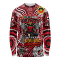 Custom St Kilda Saints NAIDOC Week 2024 Long Sleeve Shirt Mascot Football