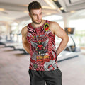 Custom St Kilda Saints NAIDOC Week 2024 Men Tank Top Mascot Football