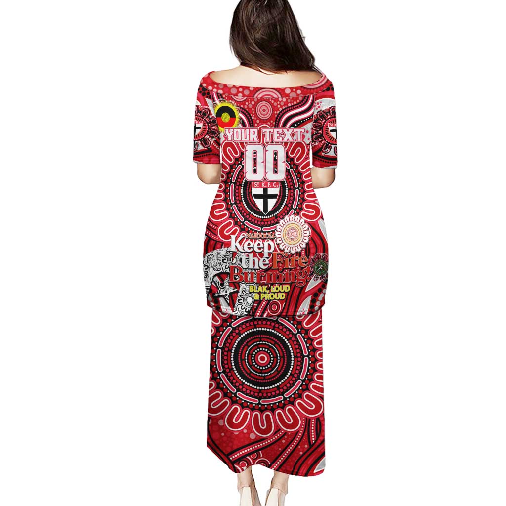 Custom St Kilda Saints NAIDOC Week 2024 Puletasi Mascot Football