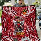 St Kilda Saints NAIDOC Week 2024 Quilt Mascot Football