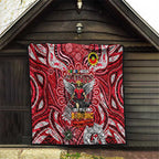St Kilda Saints NAIDOC Week 2024 Quilt Mascot Football