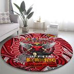 St Kilda Saints NAIDOC Week 2024 Round Carpet Mascot Football