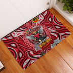St Kilda Saints NAIDOC Week 2024 Rubber Doormat Mascot Football
