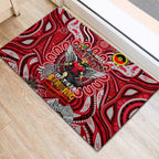 St Kilda Saints NAIDOC Week 2024 Rubber Doormat Mascot Football