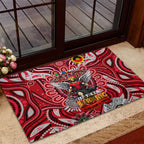 St Kilda Saints NAIDOC Week 2024 Rubber Doormat Mascot Football