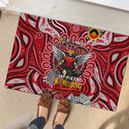 St Kilda Saints NAIDOC Week 2024 Rubber Doormat Mascot Football