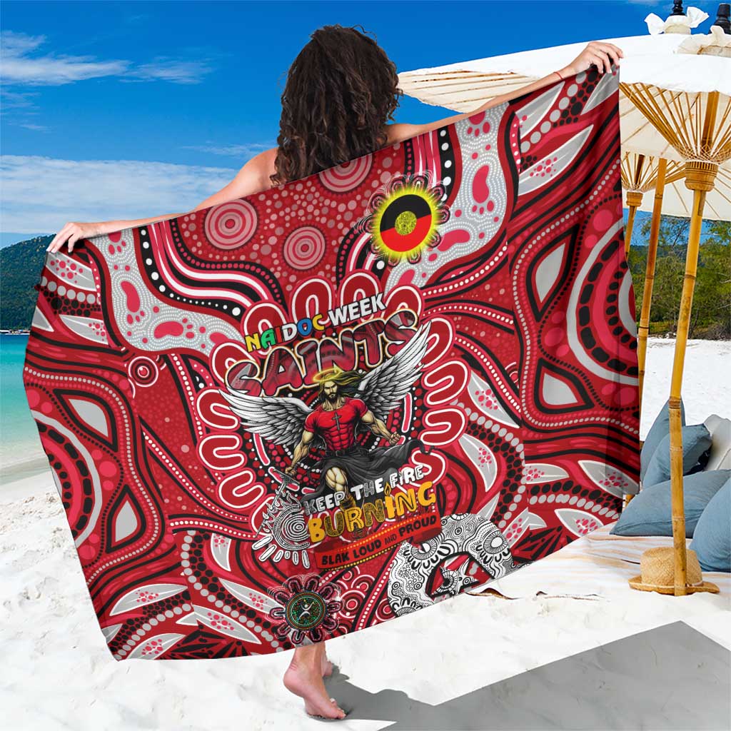 St Kilda Saints NAIDOC Week 2024 Sarong Mascot Football