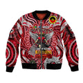 Custom St Kilda Saints NAIDOC Week 2024 Sleeve Zip Bomber Jacket Mascot Football
