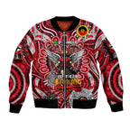 Custom St Kilda Saints NAIDOC Week 2024 Sleeve Zip Bomber Jacket Mascot Football