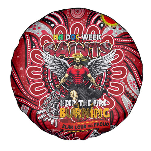 St Kilda Saints NAIDOC Week 2024 Spare Tire Cover Mascot Football