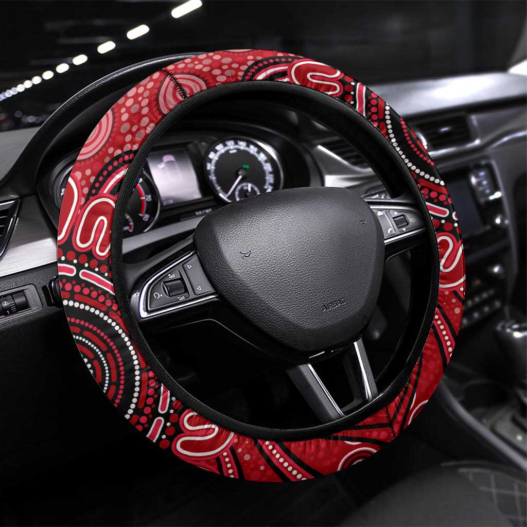 St Kilda Saints NAIDOC Week 2024 Steering Wheel Cover Mascot Football
