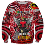 Custom St Kilda Saints NAIDOC Week 2024 Sweatshirt Mascot Football
