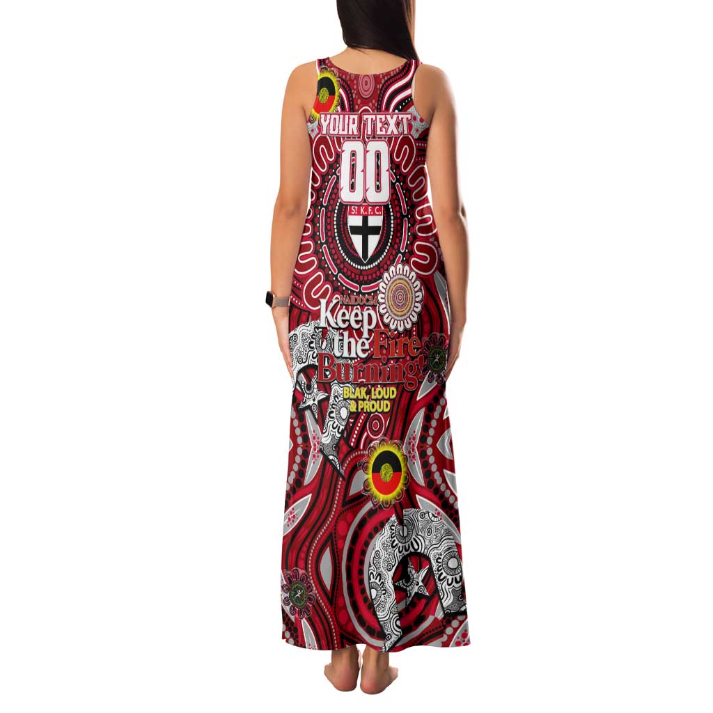 Custom St Kilda Saints NAIDOC Week 2024 Tank Maxi Dress Mascot Football
