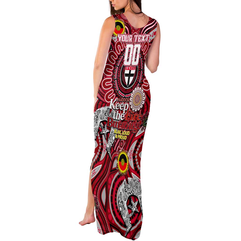 Custom St Kilda Saints NAIDOC Week 2024 Tank Maxi Dress Mascot Football