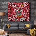 St Kilda Saints NAIDOC Week 2024 Tapestry Mascot Football