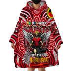 Custom St Kilda Saints NAIDOC Week 2024 Wearable Blanket Hoodie Mascot Football