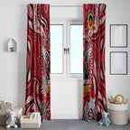 St Kilda Saints NAIDOC Week 2024 Window Curtain Mascot Football
