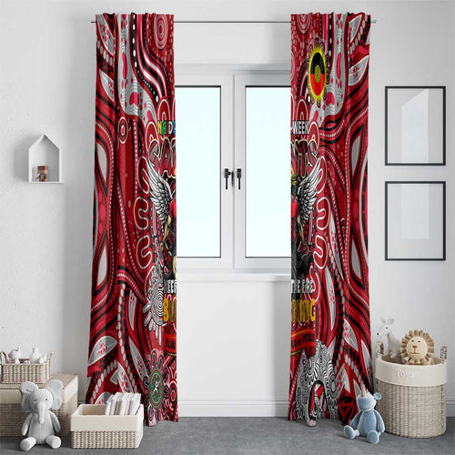 St Kilda Saints NAIDOC Week 2024 Window Curtain Mascot Football